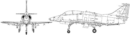 Blueprints Modern Airplanes Mcdonnell Douglas Mcdonnell Douglas Oa 4m Skyhawk