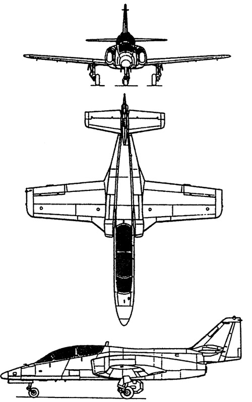 Blueprints Modern Airplanes Modern C Casa C 101 Aviojet