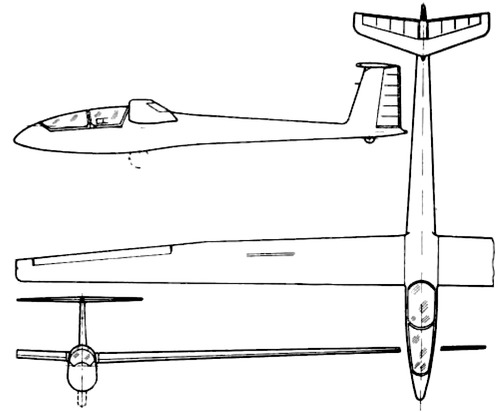 glider plane blueprint
