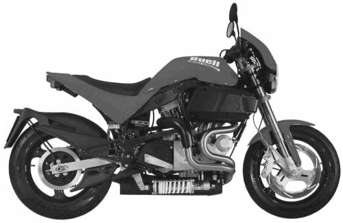 Blueprints > Motorcycles > Buell > Buell S1 Lightning (1998)