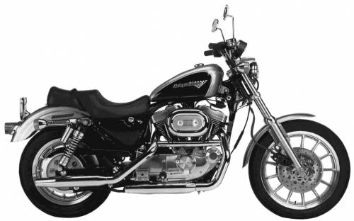 Blueprints > Motorcycles > Harley-Davidson > Harley-Davidson XL 1200S (1996)