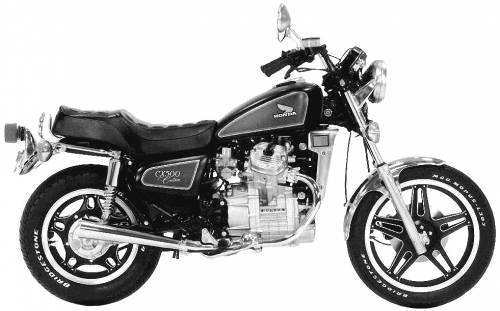 1981 Honda cx500c specs #7