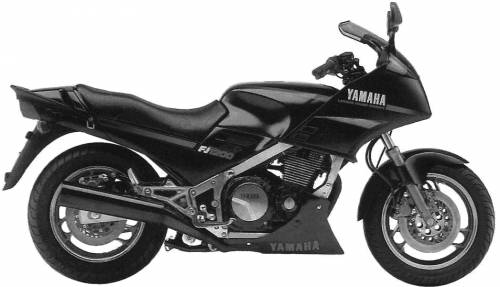 Blueprints > Motorcycles > Yamaha > Yamaha FJ1200 (1986)