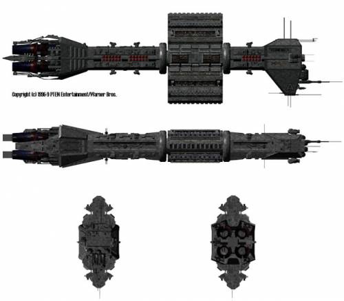 Blueprints Science fiction Babylon 5 EarthForce Omega