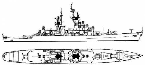 Blueprints > Ships > Cruisers (US) > USS CG-24 Reeves