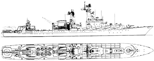 Blueprints > Ships > Cruisers (USSR) > USSR Slava [Project 1164