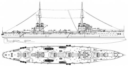 Blueprints Ships Ships Italy RN Dante Alighieri