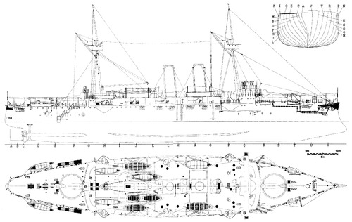 Blueprints > Ships > Ships (Spain) > SNS Infanta Maria Teresa 1898