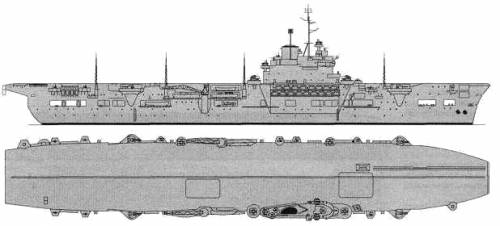 Blueprints > Ships > Ships (UK) > HMS Unicorn (Light Carrier) (1944)