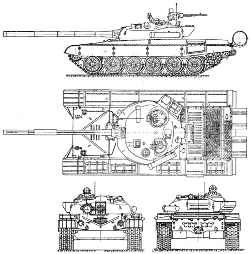 Blueprints Tanks Russian Tanks T 72a