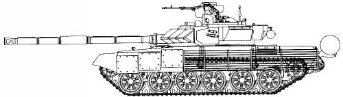 Blueprints Tanks Russian Tanks T 72b