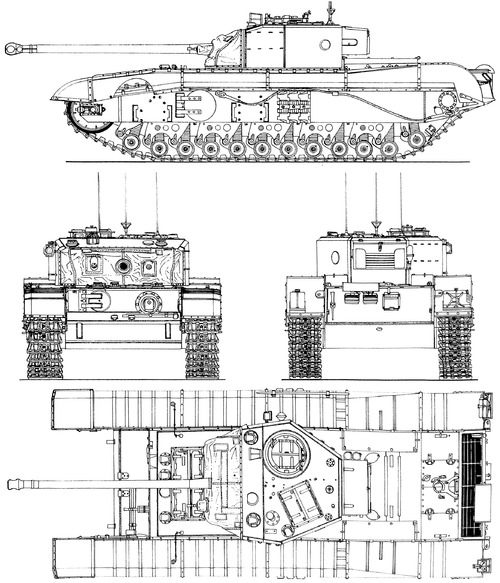 Blueprints > Tanks > Tanks A > A43 Black Prince 17pdr 1945