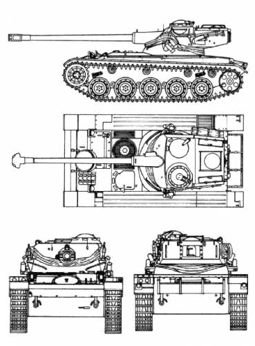 Blueprints Tanks Tanks A Amx 13 75