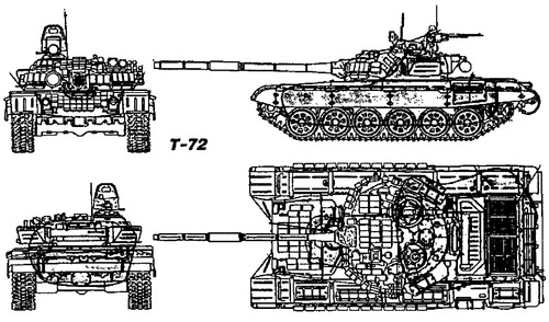 Blueprints Tanks Tanks T T 72