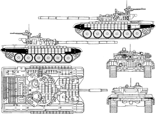 Blueprints Tanks Tanks T T 72b