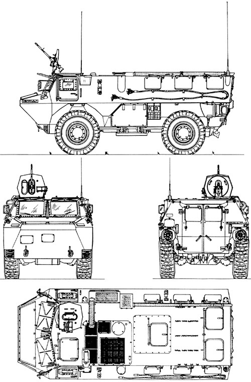 Blueprints Tanks Tanks U Z Vab 4x4 Stbv 52