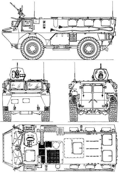 Blueprints Tanks Tanks U Z Vab 4x4 Stbv 52