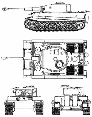 tiger tank blueprints