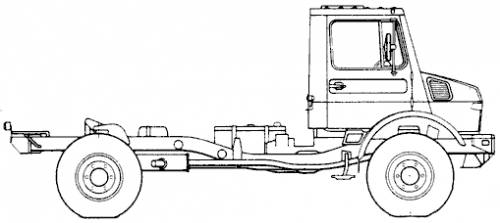 Blueprints Trucks Mercedes Benz Mercedes Benz Unimog U1550l 37 06