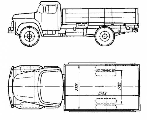 Blueprints Trucks Zil Zil 130