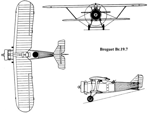 Blueprints WW2 Airplanes Various Breguet Br.19.7