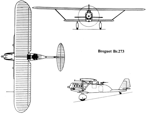 Blueprints WW2 Airplanes Various Breguet Br.273