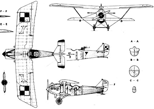 Blueprints WW2 Airplanes Various Breguet XIX A