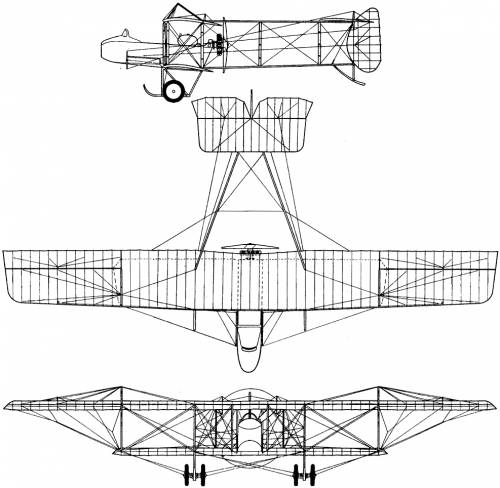 Blueprints Ww2 Airplanes Various Farman Mf 16