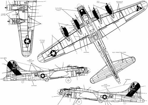 Blueprints Ww2 Airplanes Boeing Boeing B 17g