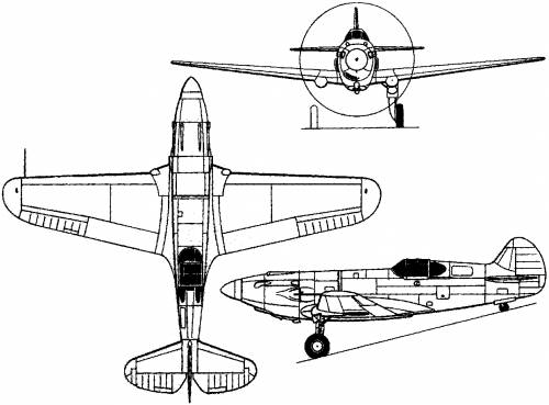 Blueprints Ww2 Airplanes Curtiss Curtiss P 37 1937