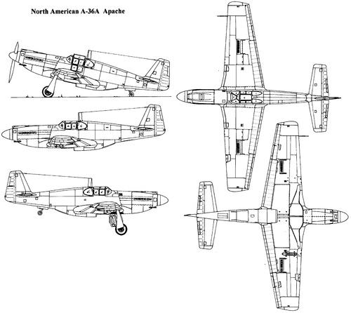 North American A-36A-1-NA Apache