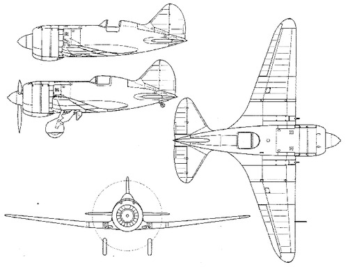 Blueprints Ww2 Airplanes Polikarpov Polikarpov I 180s