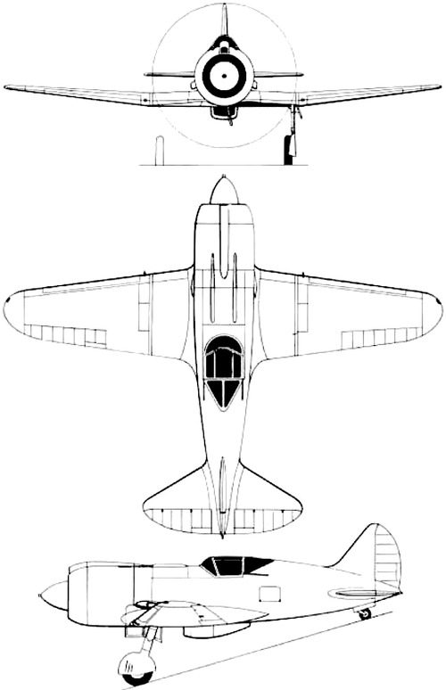 Blueprints Ww2 Airplanes Polikarpov Polikarpov I 180s