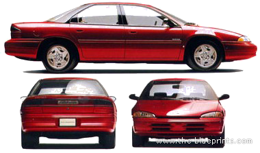 Blueprints > Cars > Dodge > Dodge Intrepid (1995)