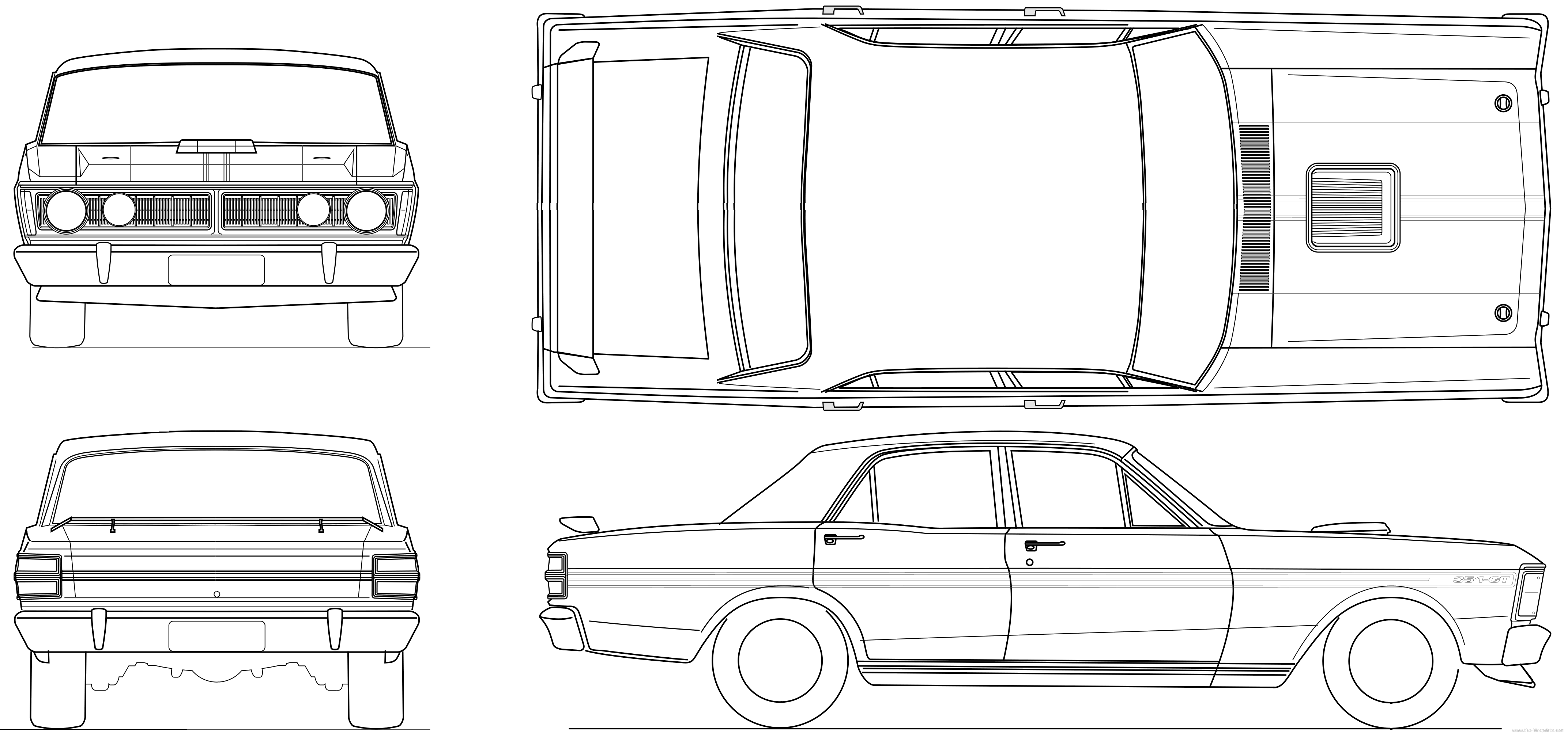 Ford falcon drawing #9