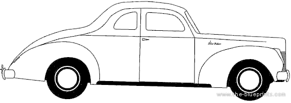 1940 Ford drawings #9