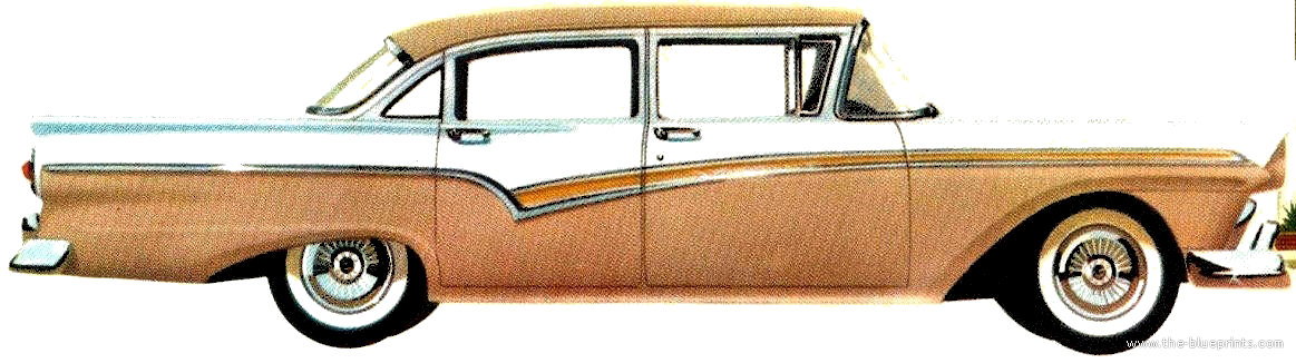 Automobiles ford fordor 1957 #6