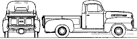 Blueprint 1948 ford pickup #10