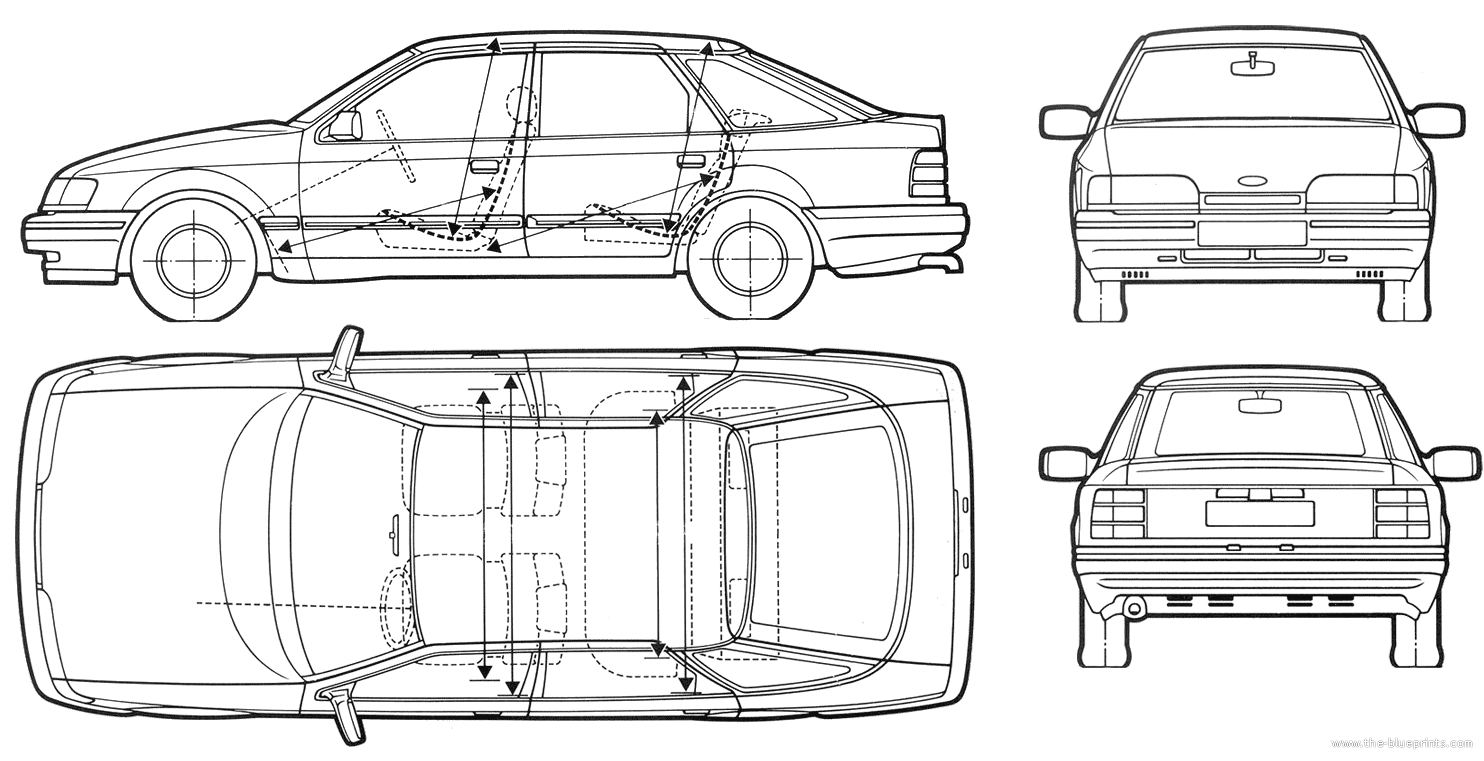 Ford scorpio dimensions #3