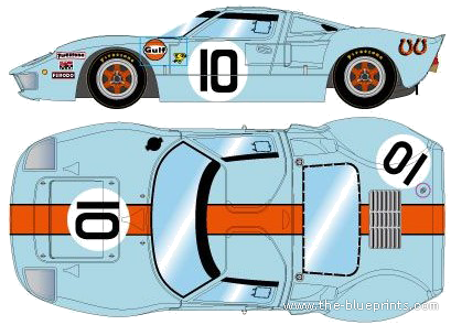 1968 Ford GT40 Gulf