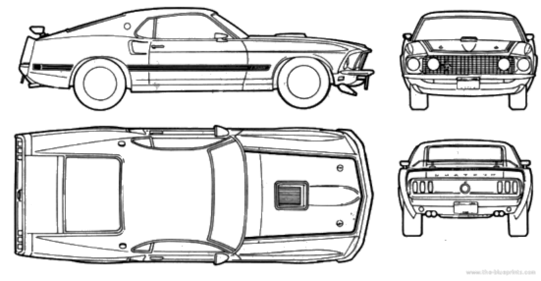 1969 Ford mustang blueprints #3