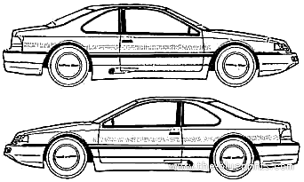 Ford thunderbird blueprints #10