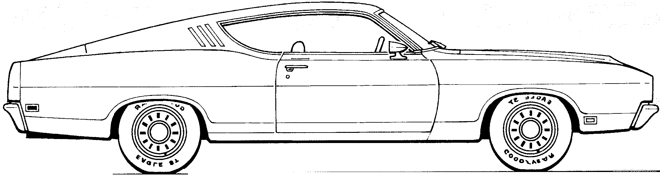 Ford torino blueprint #9