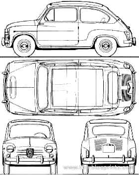 Blueprints Cars Nsu Nsu Fiat Jagst 770