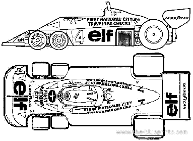 Blueprints > Cars > Various Cars > Tyrrell P34-2 F1 GP (1977)