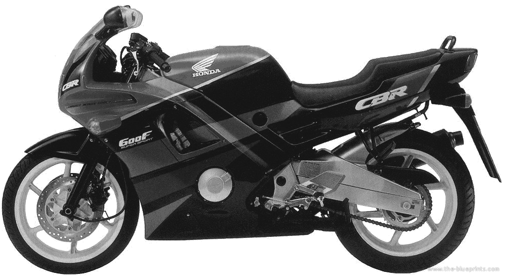 Honda cbr 600 blueprints #6
