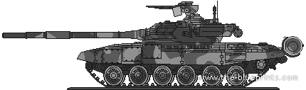 Russian T-90 tank transparent Blank Template - Imgflip