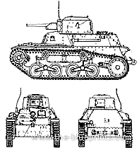 Blueprints > Tanks > WW2 Tanks (Japan) > Type 97 Te-Ke