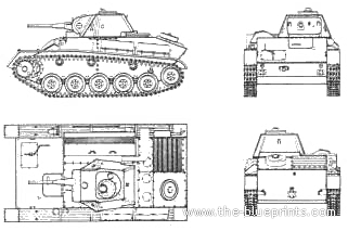 Blueprints Tanks Ww2 Tanks Soviet Union T 70 Light Tank 1942