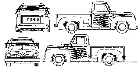 Ford 52 pickup blueprints #10